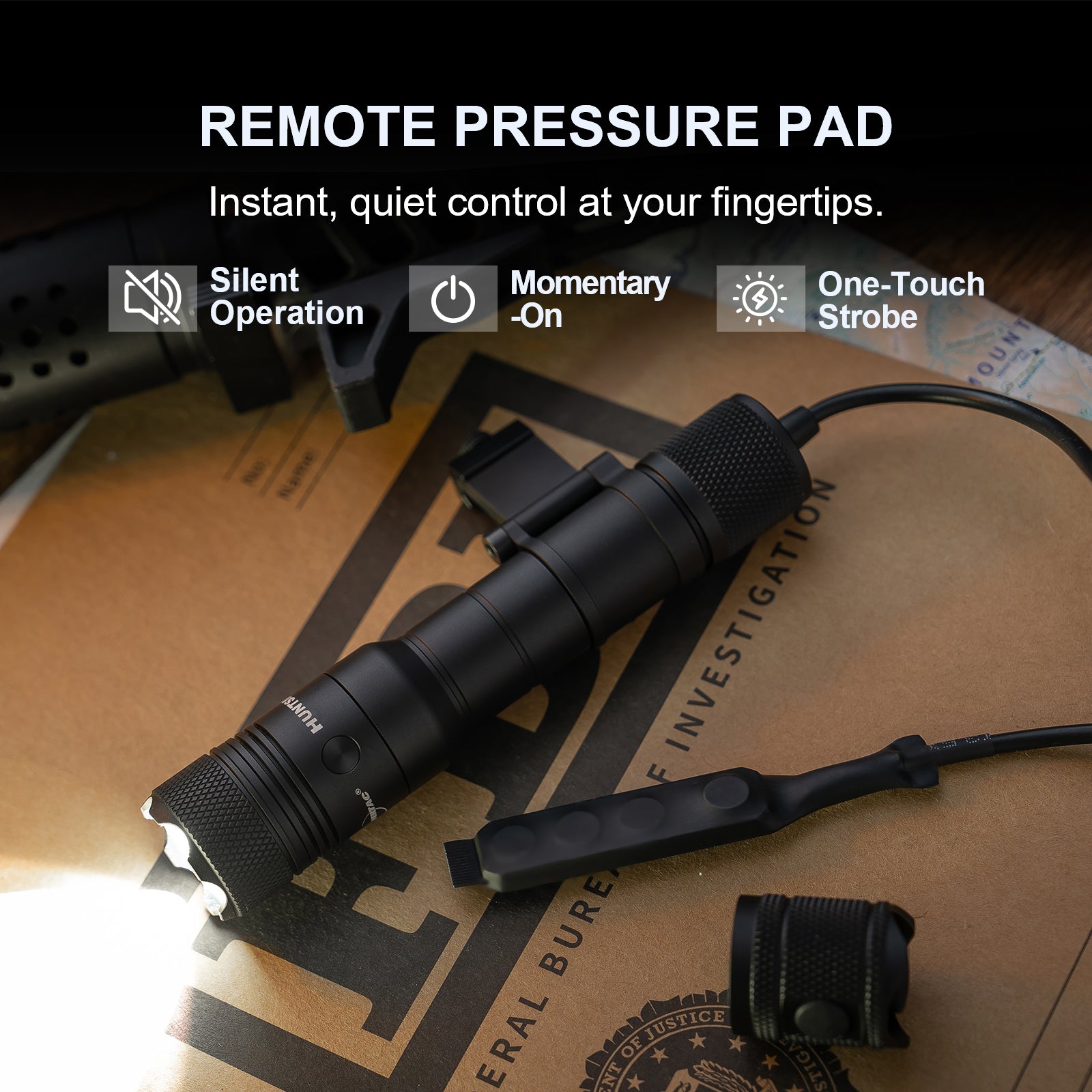 Huntsman 1250LM WML | 510M Beam | 'Picatinny' & 'M-Lok' Dual Mount