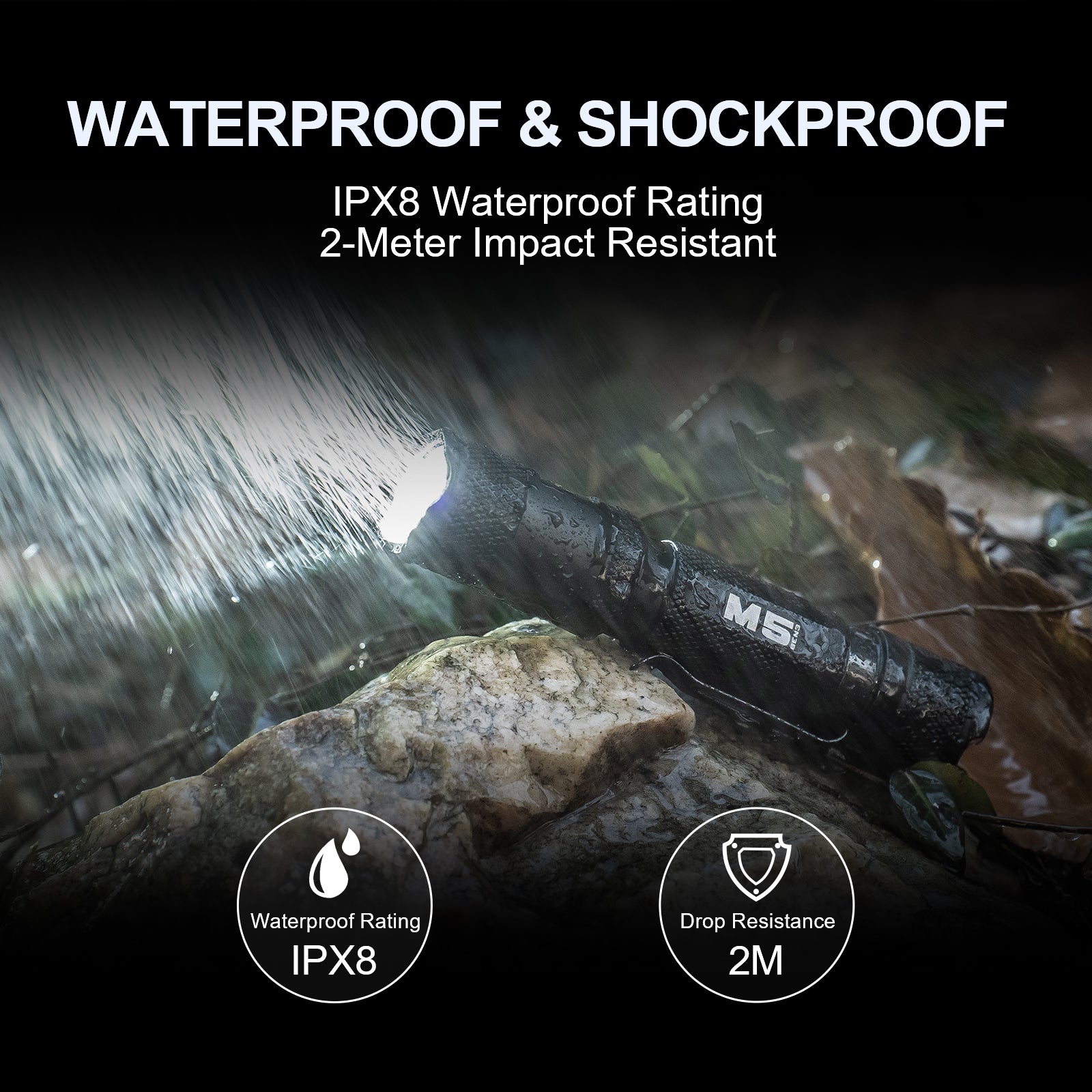 M5 Gen3 - 2,030 Lumen EDC High Power Flashlight